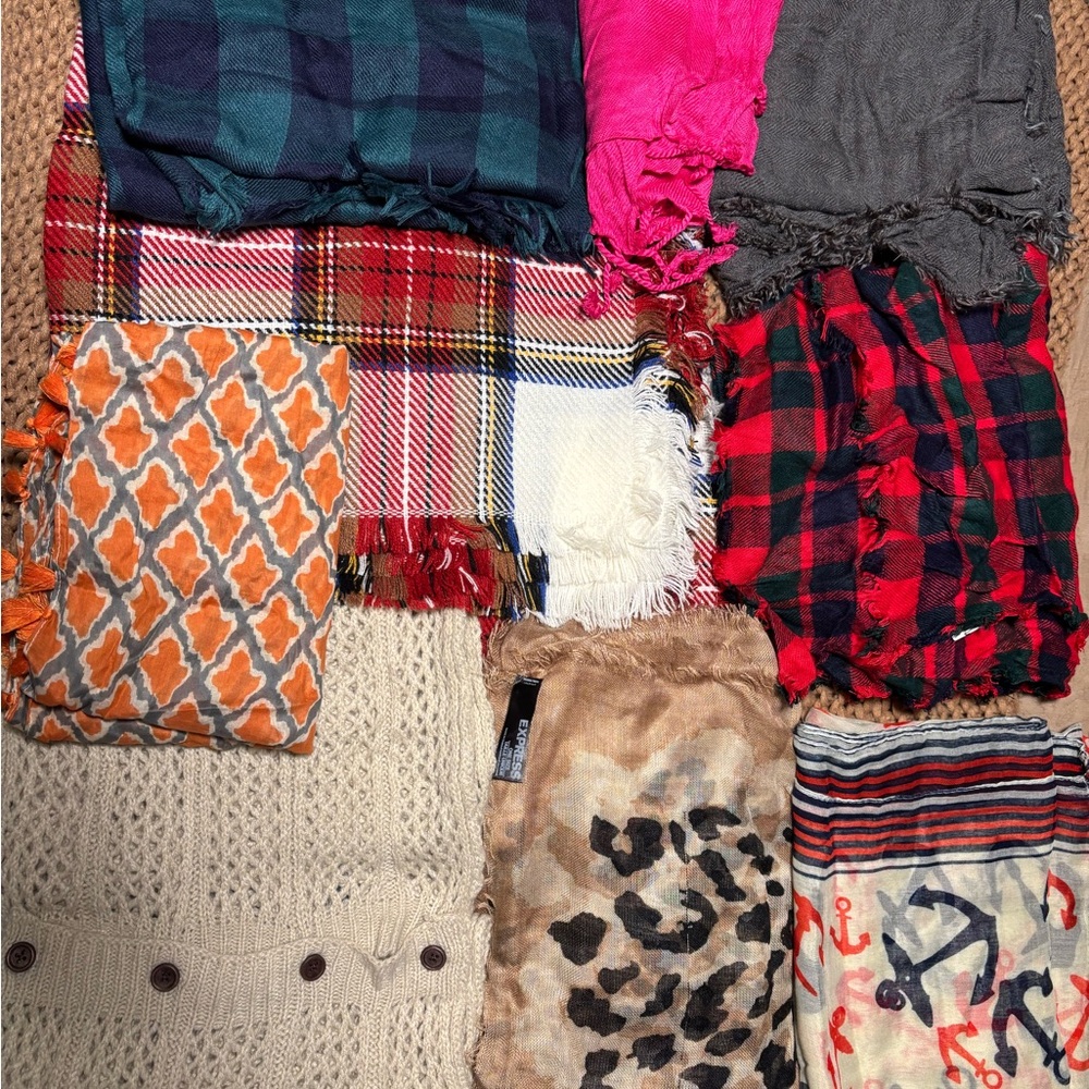 Colorful Scarf Lot